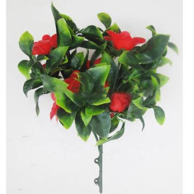 China Easily assembled high quality artificial plastic eco-friendly pe bouquet for sale