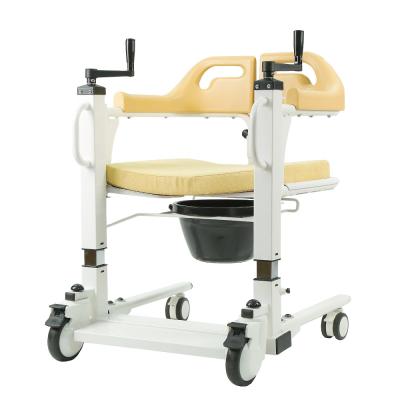 China Lightweight Durable Waterproof Bedside Commode Lift Chair For Disabled Transfer for sale