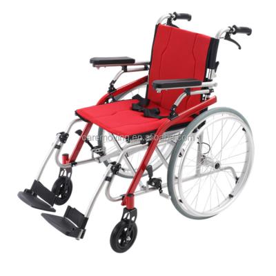 China 2021 Magnesium alloy easy and convenient portable folding lightweight manual wheelchair for sale