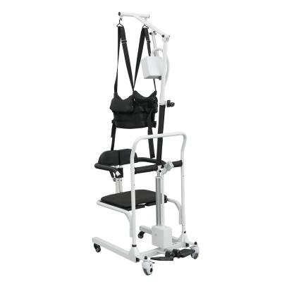 China Light Weight Patient Homecare Disabled Paralyzed Electric Lifting Toilet Chair With Wheels for sale