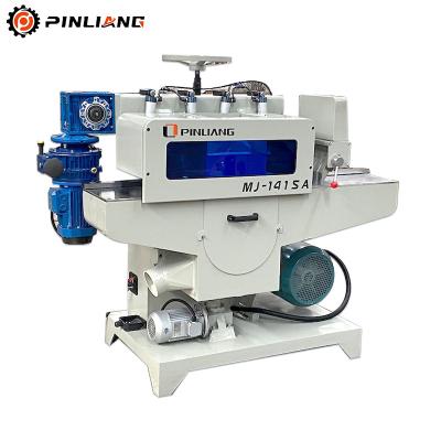 China VERTICAL Multi Circular Woodworking Machine Multiple Saw Ripping Saw Machine For Solid Wood for sale