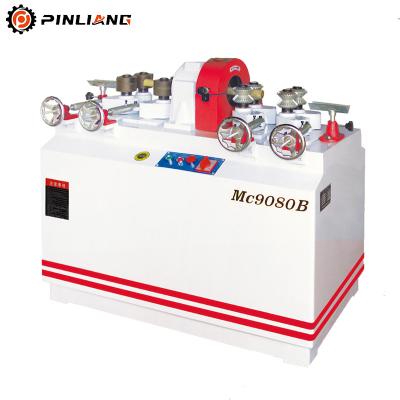 China Building Material Shops Diameter 80mm Wood Pole Automatic Round Bar Making Machine Wood Rod Cutter MB9050B for sale