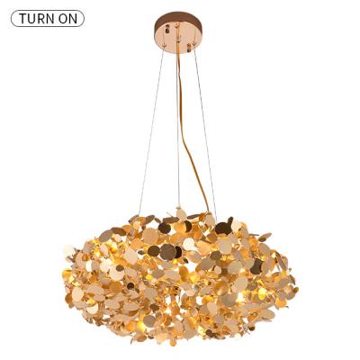 China Newest Modern Ceiling Lamp Chandelier For Living Room Retail Luxury Nordic Round Light Pendant Lamp Bedroom Ceiling Lamp for sale