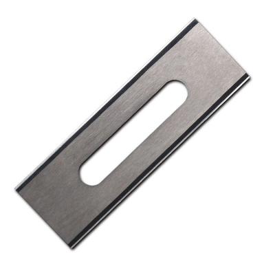 China Industrial Process Use Fengke High Performance Materials Slitting Machine Razor Blade Parts Industrial Slotted Blade For Film for sale