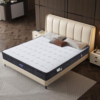 China Soft High Quality Natural Massage Latex Double Compressed In A Box Foam Coil Pocket Spring Mattress for sale