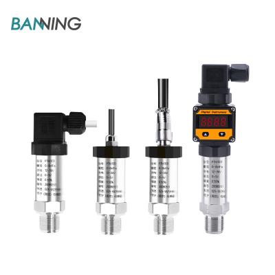 China High Accuracy Water Oil Air Pressure Gauge Pressure Transmitter Pressure Transmitter 4-20mA RS485 Pressure Sensor for sale