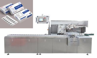 China PLC medicine cartoning Line Interlocked Door Continuous Cartoning Machine for sale