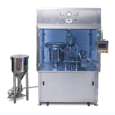 China Automatic liquid Plugging Luer Lock Pre Filled Aseptic Plastic Syringe Filling Machine for sale