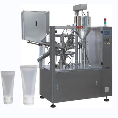 China Zalf Lipbalsem Zalfbuis Huidverzorging Tandpasta Filling And Sealing Machine Cosmetische crème Filling Sealing Machine Te koop