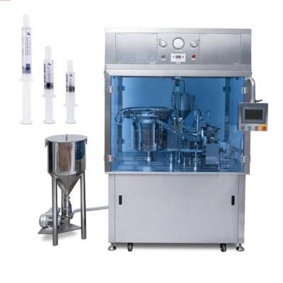 China 3ml 5ml 10ml 20ml Plastic Syringe Filling Machine Automatic Pre Filled Syringe Filling Capping Machine for sale