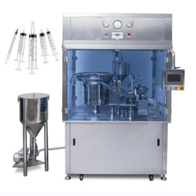 China 3ml 5ml 10ml 20ml Plastic Syringe Filling Machine Automatic Pre Filled Syringe Filling Capping Machine for sale