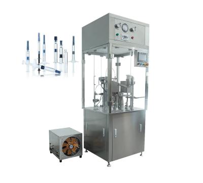 Chine Automatic manufacturers glass gel pre-filled plugging vaccine syringe filling machine à vendre