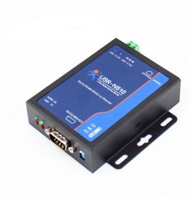 China Industrial serial server RS485 serial port to support Ethernet Modbus RTU to Modbus TCP TCP/IP converter server device USR-N510 for sale