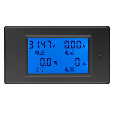 China Multifunctional Motorcycle Voltage IN1 LCD Display Voltmeter 6.5-100V 4 Voltmeter Ammeter DC Digital Power Energy Current Monitor PZEM-051 for sale