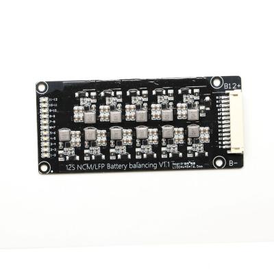 China PC+Metal 12S Equalizer Power Transfer Board Li-Ion Lipo Lifepo 4 Balance 1.2A Pcba for sale