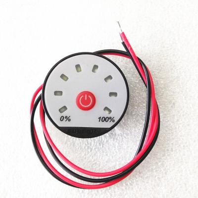 China 3.7V4.2V7.4V8.4V12V24V36V LED Power Indicator JS-8T JS-8T Power Bar Electricity Meter for sale