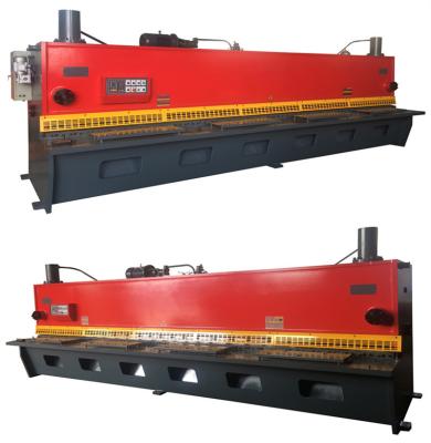 China 3200mm Hydraulic Guillotine Shearing Machine 12mm Thickness Hydraulic Swing Beam Metal Sheet Shearing Machine for sale