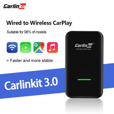 China Carlinkit 3.0 factory outlet apple car game system dongle box wireless carplay adapter TPC-LOGO-BK for sale