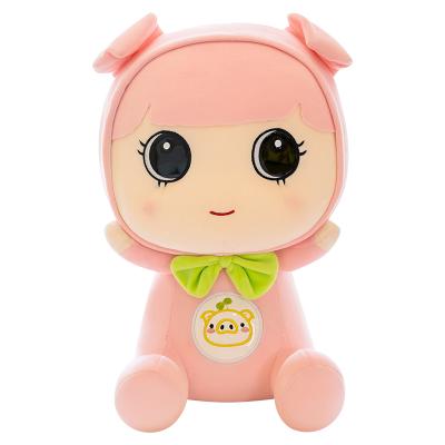 China High Quality Piggy Plush Toys Little Girl Plush Doll Product Pig Sound Doll Soft Bedtime Toys for sale