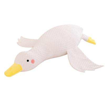 China Wholesale High Quality Cute Animal Factory Soft Stuffed White Goose Doll Big Toys for sale