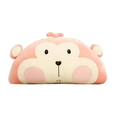 China High Quality Soft Plush Toys Wholesale Monkey Face Pillow Cushion Plush Toys Bedtime Big for sale