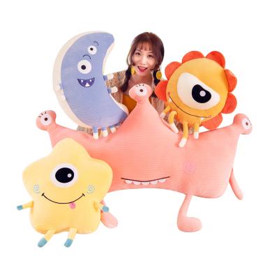 China Plush Wholesale Price CIA Monster Series Pillows Elastic Soft Stuffed Plush Toy for sale