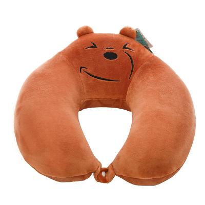 China Wholesale Price High Quality Plush Memory Foam U Shape Neck Pillow Travel Pillow Plush Toy for sale