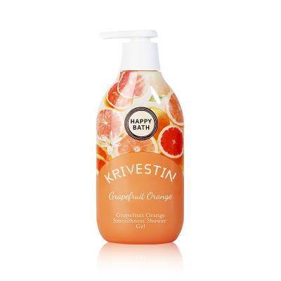 China Whitening Orange Grapefruit Softness Shower Gel for sale