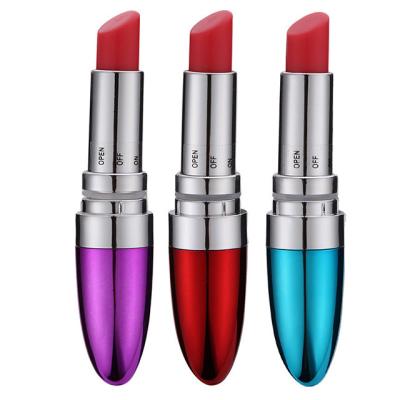 China Mini Bullet Fashion Lipstick Massage Adult Female Vibrator For Female Lipstick Vibrator Toys for sale