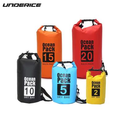 China 15L waterproof dry bag ready to ship sea backpack waterproof bag floating custom wholesale for sale