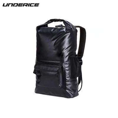 China PVC 25L Double Shoulder Mountaineering Waterproof Rainproof Bucket Bag Storage Dry Partition Multi-Function Outdoor Sports Wet Bag for sale