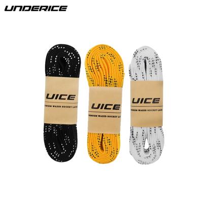 China Cotton With Waxed UICE White, Black, Yellow, Red, Pink, Blue Hockey Training Accessories Lace Hockey Fast Delivery for sale