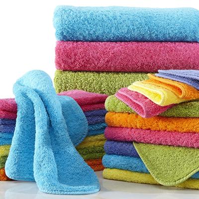 China Wholesale Sustainable Super Pile Long Terry Towel 100% Cotton Soft Terry Hand Towel for sale