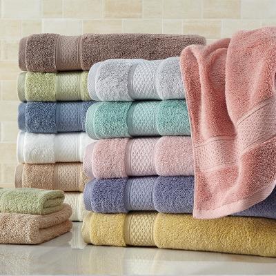 China China Factory Wholesale 100% Egyptian Cotton Hypoallergenic Custom Soft Luxury Bath Towel for sale