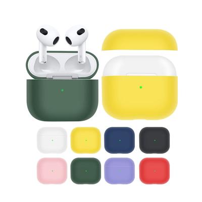 China For 2021 Earphone Earphone Case For Airpods 3 Case Silicone For Airpods Cover For Airpods 3 Case Key Chain for sale