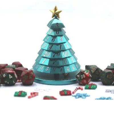 China Plastic Christmas Tree Dies for Game and Family Fun Tabletop Christmas Tree Die Cuts 2021 New Christmas Table Games for sale