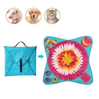 China Waterproof Sniffle Mat For Dogs Washable Pet Strain Release Mat Training Toy Non Slip Pet Sniffing Feeding Mat for sale