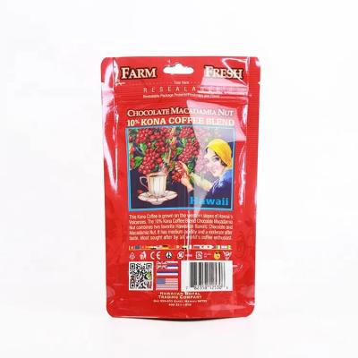 China Recyclable Matte Mylar Plastic Packaging Bags Child Proof Stock Available for sale