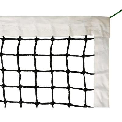 China Tennis Training Used Portable Tennis Professional Training HDPE Knotted Beach Football Tennis Net Net for sale