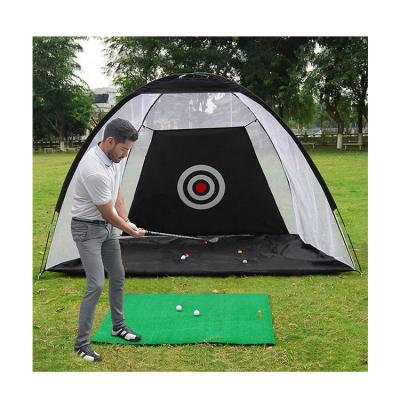 China 210D Oxford Special Design Lawns Fiberglass Pole Widely Used Golf Hitting Net for sale