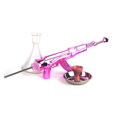 China 2021 Unique High Quality Ak47 Stainless Steel Hookah Shisha From Shisha Hookah Factory Manufacture for sale