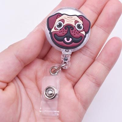 China New Luxury Cute Korean Hot Selling Squid Game Badge Reel Card Retractable Badge Holders for sale