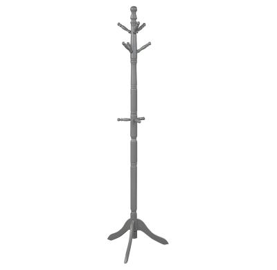 China (Other) Adjustable Wooden Coat Rack Height with 9 Hooks and Stable Tripod Hanger for sale