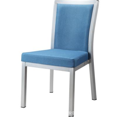 China (Other) Adjustable Wooden White Leather Upholstered Wedding Dining Chair PU Stackable Dining Chair for sale