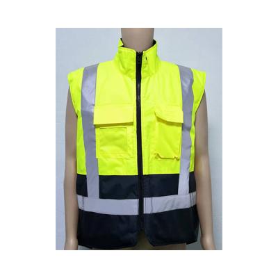 China Water proof multiple pockets adjustable cuffs and waist including business card pocket charm color fluorescent jacket OL-J015 for sale