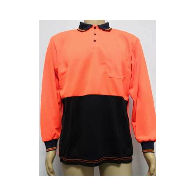 China Anti-pilling Good Quality For Men Golf Wear Shirts Polyester Spandex Charm Fluorescent Color OL-PO007 for sale