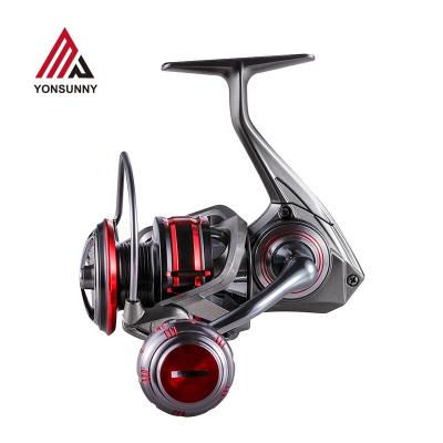 China New Arrival Metal Body Peche Fishing Reel Holder Stainless Steel Rock Laser Fish Metal Trolling Body Black Red for sale