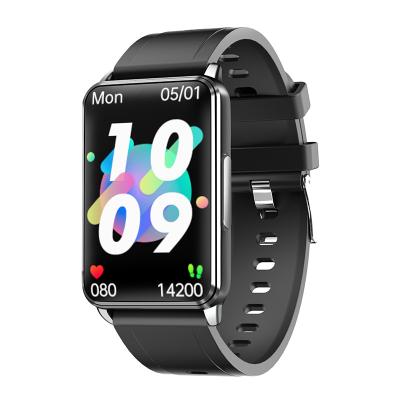 China Touch Screen ECG HRV Heart Rate Blood Pressure No Invasive Blood Glucose Monitor Smartband Smartband Fitness Tracker For iPhone Android for sale