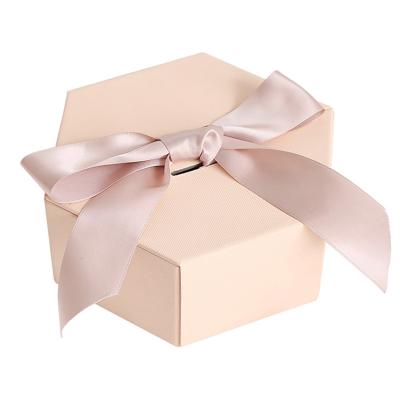 China Recyclable Hexagonal Promotional Gift Box Flower Eternal Life Octagonal Packing Box for sale