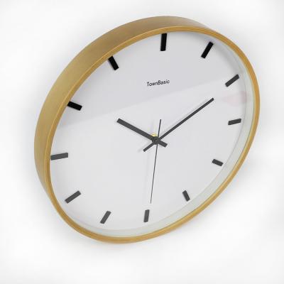 China MXW61002 Calendars price cheap wooden wall clock wholesale 30X30X4.4cm for sale